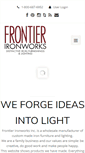 Mobile Screenshot of frontierironworks.com